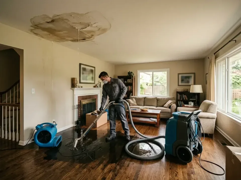 attic-pipe-burst-ceiling-drip-008 — frequently asked questions, Water Damage Restoration & Carpet Care in Fostoria, OH